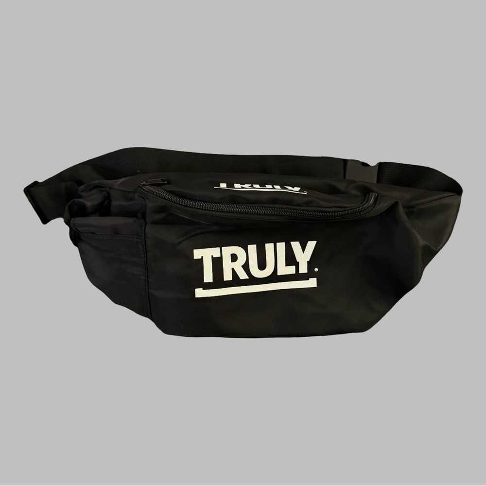 TRULY Black Fanny Pack